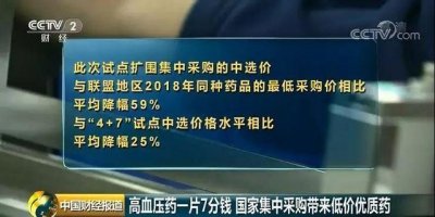 ​高血压药1片7分钱怎么回事？高血压药1片7分钱什么情况？