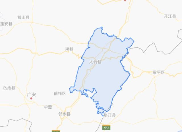大竹县位于达州市哪里-（四川大竹县属于哪个市）