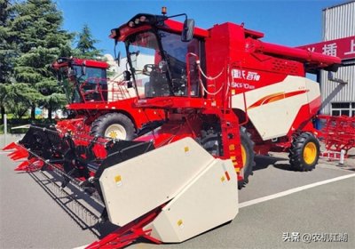 ​雷沃·谷神4LZ-12K2(GK120)型轮式谷物收割机，国产最大喂入小麦机