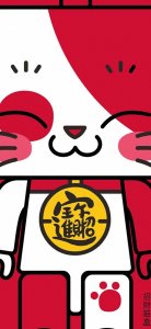 ​手机壁纸郡第4期：超可爱的招财猫手机壁纸，给你带来无限财运