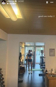 马甲线?谷爱凌晒出私房健身照