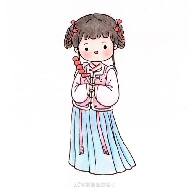 简单可爱还高冷的古风人物怎么画(一步一步教你画最热古装剧人物和可爱的古风小姐姐)(53)