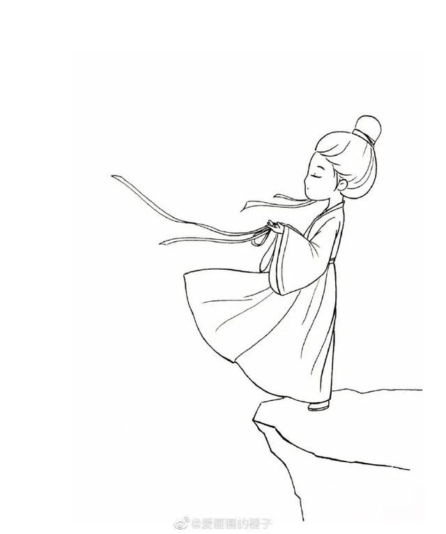简单可爱还高冷的古风人物怎么画(一步一步教你画最热古装剧人物和可爱的古风小姐姐)(54)