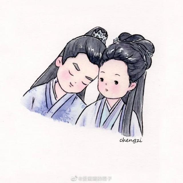 简单可爱还高冷的古风人物怎么画(一步一步教你画最热古装剧人物和可爱的古风小姐姐)(3)