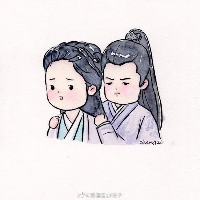 简单可爱还高冷的古风人物怎么画(一步一步教你画最热古装剧人物和可爱的古风小姐姐)(10)