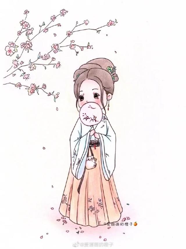 简单可爱还高冷的古风人物怎么画(一步一步教你画最热古装剧人物和可爱的古风小姐姐)(32)