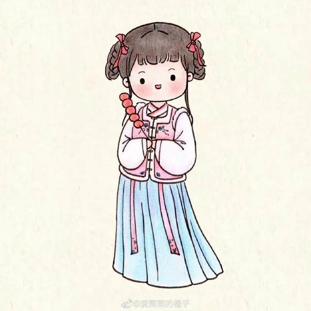 简单可爱还高冷的古风人物怎么画(一步一步教你画最热古装剧人物和可爱的古风小姐姐)(44)