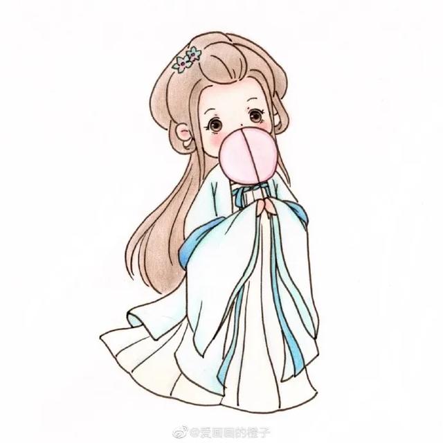 简单可爱还高冷的古风人物怎么画(一步一步教你画最热古装剧人物和可爱的古风小姐姐)(34)