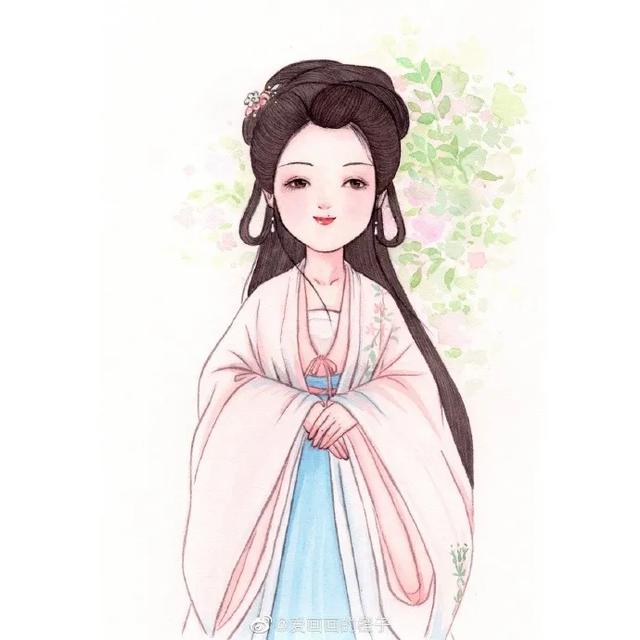 简单可爱还高冷的古风人物怎么画(一步一步教你画最热古装剧人物和可爱的古风小姐姐)(30)