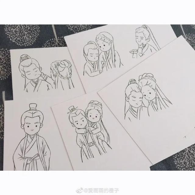 简单可爱还高冷的古风人物怎么画(一步一步教你画最热古装剧人物和可爱的古风小姐姐)(7)