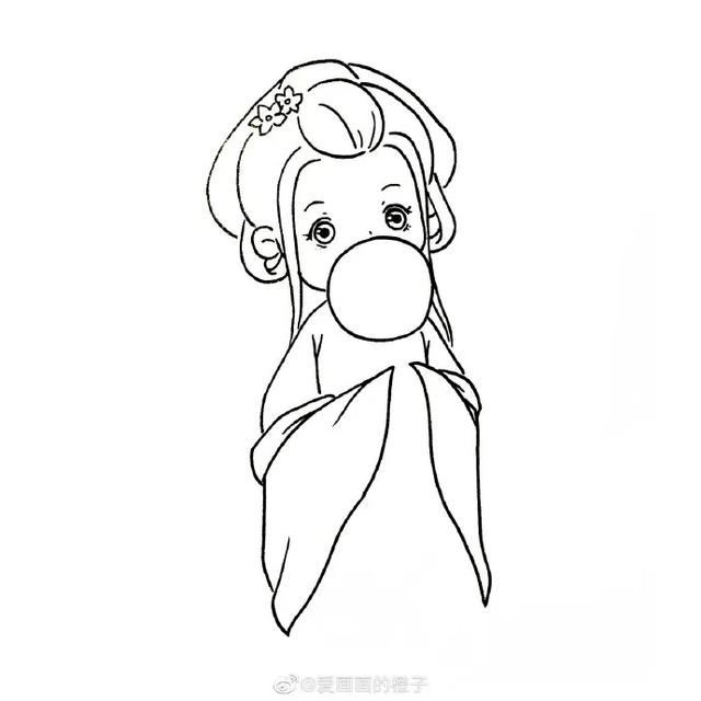 简单可爱还高冷的古风人物怎么画(一步一步教你画最热古装剧人物和可爱的古风小姐姐)(38)