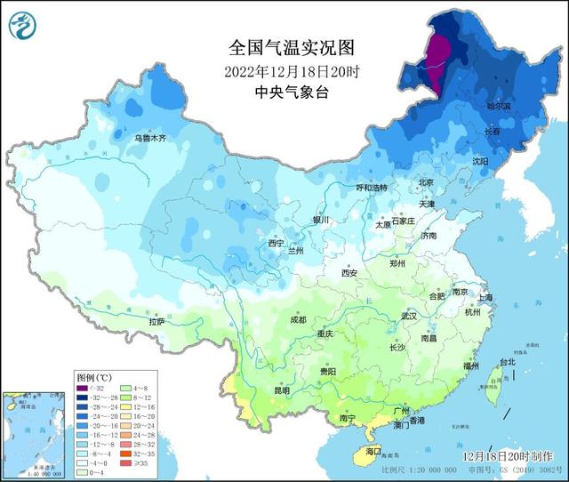 今年最强寒潮冷得有多狠(各地气温再创新低)(1)