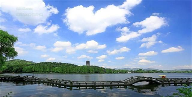 杭州西湖十大景点简图