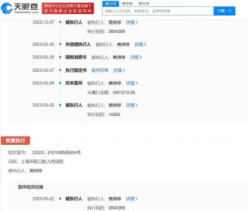 SNH48前成员黄婷婷名下已无老赖信息,或已还清350万执行款