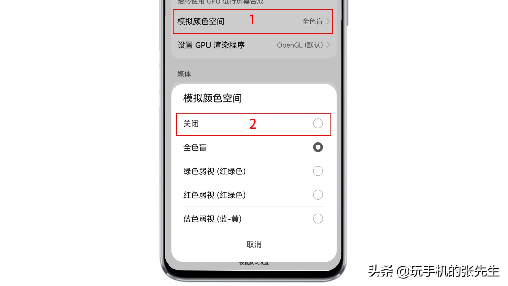 手机颜色怎么恢复正常（手机黑白屏恢复教程）