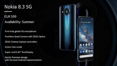 诺基亚发布首款5g手机nokia 8(诺基亚发布首款5G手机Nokia)