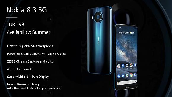 诺基亚发布首款5g手机nokia 8(诺基亚发布首款5G手机Nokia)(1)