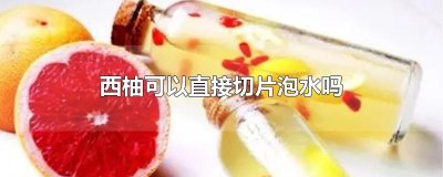 ​西柚可以直接切片泡水吗