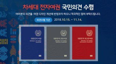 ​韩国新版护照设计图案