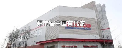 ​开市客中国有几家