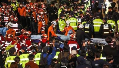 ​韩踩踏事故中已有四名中国公民遇难（媒体曝韩踩踏事故原因:传有名人现身）