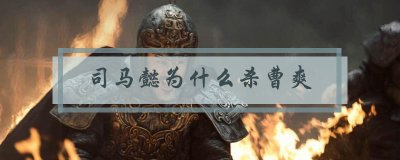 ​司马懿为什么杀曹爽