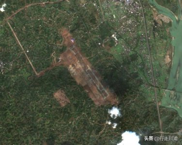 ​占地7000亩，投资68亿的乐山机场建设开始提速，跑道轮廓清晰可见