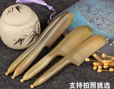 牛角梳真假,求帮忙白水牛角梳真假?