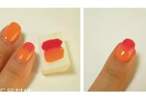渐变指甲怎么配色？温暖配色教程