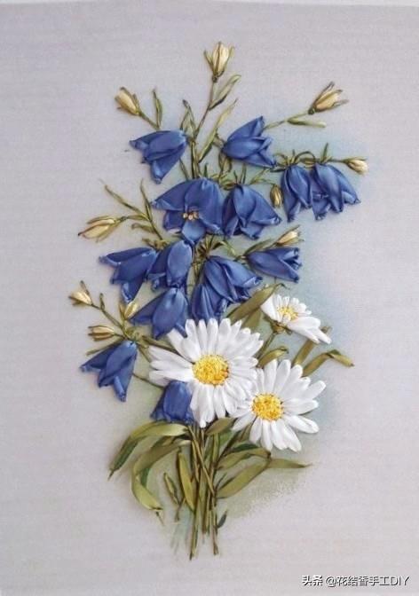 丝带绣绣法技巧（丝带绣还能这么绣）(12)