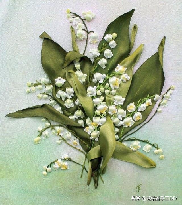 丝带绣绣法技巧（丝带绣还能这么绣）(19)