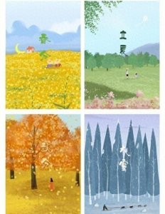 ​四季与月球公转周期的奥秘：回归年与朔望月的解读