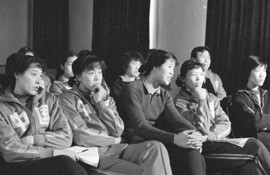 老照片:老女排名将陈招娣