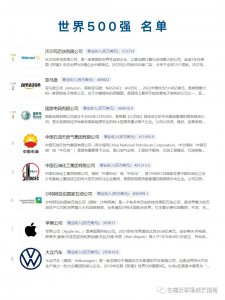 ​世界500强企业名单