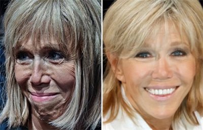 ​法国第一夫人好自律，喜欢运动控制饮食，身材纤细五官精致