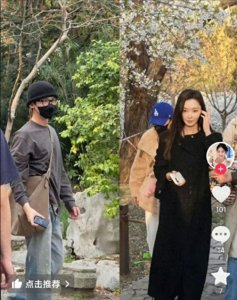 ​白敬亭宋轶樱花树下甜蜜公开官宣记：戏里戏外皆幸福