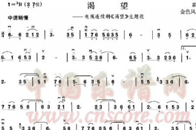 ​渴望主题歌曲渴望原唱歌词