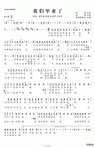 ​我们毕业了歌词（关于我们毕业了的歌曲歌词介绍）