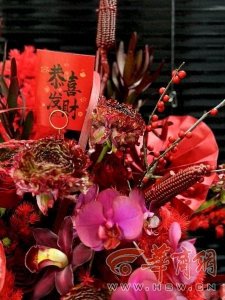 ​【新春走基层】临近春节 红色系鲜花仍是西安年宵花市场的“顶流”