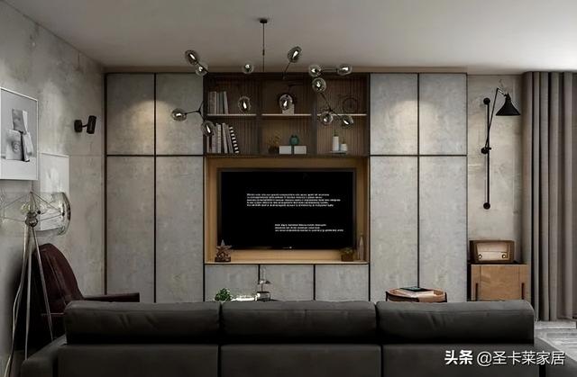 电视柜4种不同的设计方案(5种定制电视柜美观实用)(20)