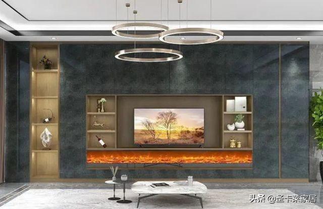 电视柜4种不同的设计方案(5种定制电视柜美观实用)(21)