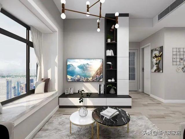 电视柜4种不同的设计方案(5种定制电视柜美观实用)(12)
