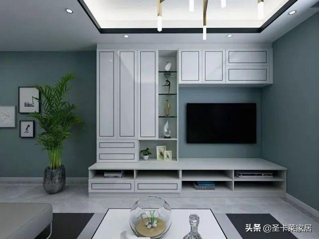 电视柜4种不同的设计方案(5种定制电视柜美观实用)(13)