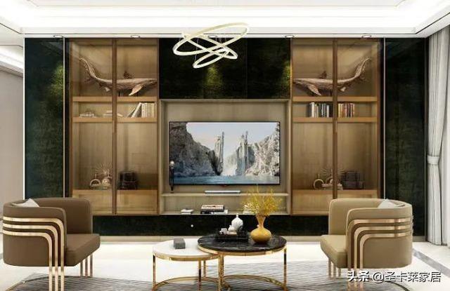 电视柜4种不同的设计方案(5种定制电视柜美观实用)(19)