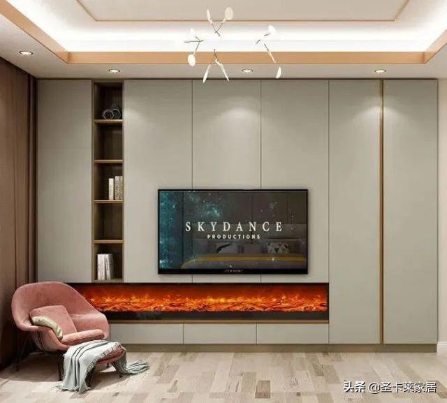 电视柜4种不同的设计方案(5种定制电视柜美观实用)(24)