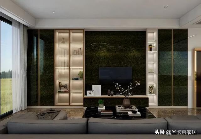 电视柜4种不同的设计方案(5种定制电视柜美观实用)(8)