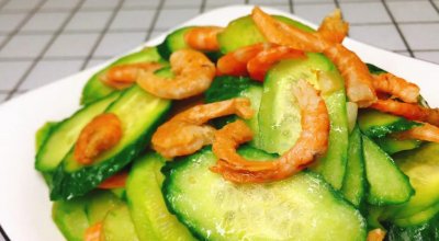 清炒虾仁黄瓜这样做清淡营养又减脂,减肥朋友最好的减肥餐