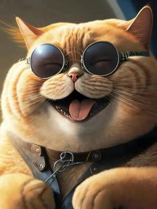 ​猫猫头像之拽拽的大肥喵～